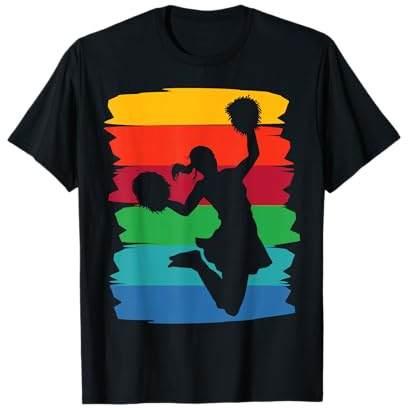 Cheerleaderin Mädchen jubeln Mama Liebe Cheerleading T-Shirt