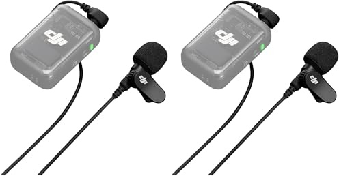 DJI Micro-Cravate, Compatible avec DJIMic 2, Mic (Lot de 2)