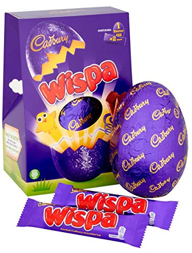 Cadbury Wispa Large Chocolate Easter Egg, 249 g