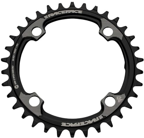 Einzelnes schmales breites Kettenblatt – Shimano 12 V – 104 x 32 – schwarz