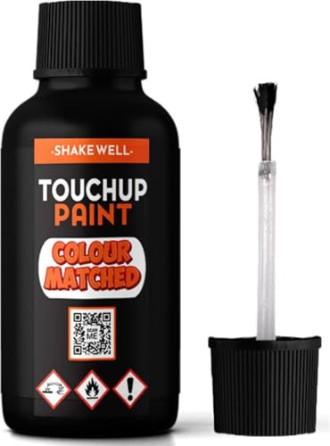 Xtremeauto Enamel Touch Up Paint 30ml For Kitchen Appliances & Bathroom - Fast Drying Repair Pen - Suitable For Radiator, Shower, Fridge, Sink, Chips and Scrapes (Black)