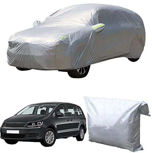 TTLDA Auto Abdeckung, für VW Volkswagen Sharan Staubdicht Wasserdicht Winddicht Schneedicht UV-Schutz Vollgarage Atmungsaktiv Autoplane,2011-2022