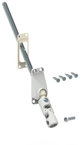 Sortie de caisson volet roulant embase étroite 6P7 à 60°