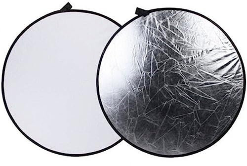 60-Zentimeter-Lichtreflektor Lichtdiffusor 2-in-1 Faltbare Multi-Disc für Fotobeleuchtung und Außenbeleuchtung