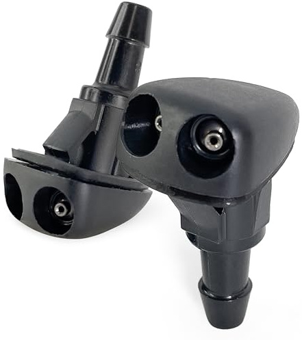 Click&Fit Windshield Washer Nozzles Compatible with Mitsubishi Outlander Sport 2011-2023, ASX 10-23, Space Star 2 13-23, L200 06-23 – Wiper Washer sprayers Replaces 8265A491 8265A492, Adjustable
