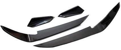 Frontspoiler Für Vw Für Golf 7,5 Für GTI Für GTD R Für R-Linie 2017-2020 Glanz Schwarz Für RevoZport Stil Front Stoßstange Aero Kit Canard Wings Frontstoßstange Auto(7.5G*TI)