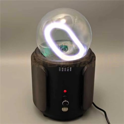 Floating Plasma Ring Launcher - Interactive Lightning Sphere with Electric Arc Display for Sci-Fi Decor and Learning