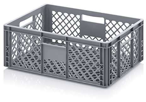 Bäckerkiste Cateringbox 60 x 40 x 22 durchbrochen inkl. gratis Zollstock