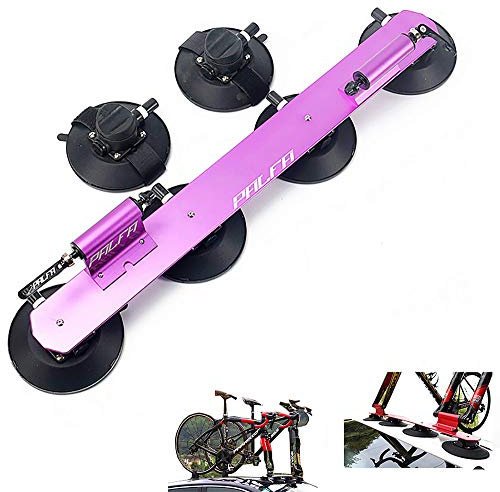 Yajun Top Suction Roof-Top Bike Racks Accessories Bicycle Sustion Cup Roof Rack Cycle Sucker Car Mount bicycle parts,Purple-2