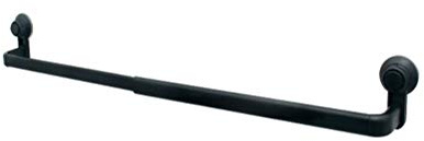 Yumira Telescopic Towel Holder, Suction Cup Bath Towel Holder No Drilling Plastic Towel Rail Wall Mount Single Towel Holder