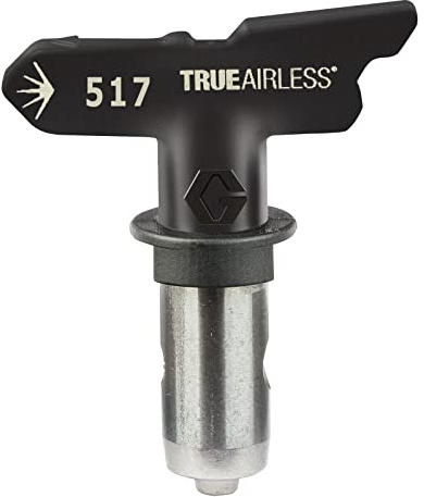 Graco TRA517 TrueAirless Düse 517 | 25cm Sprühbreite, 0,017 Zoll Düse für mitteldicke Beschichtungen, umkehrbar, passt auf Magnum A45-A100, ProS19 & ProS21