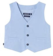 Mayoral Gilet Lino Elegante per Bimbo Celeste 36 Mesi (98cm)