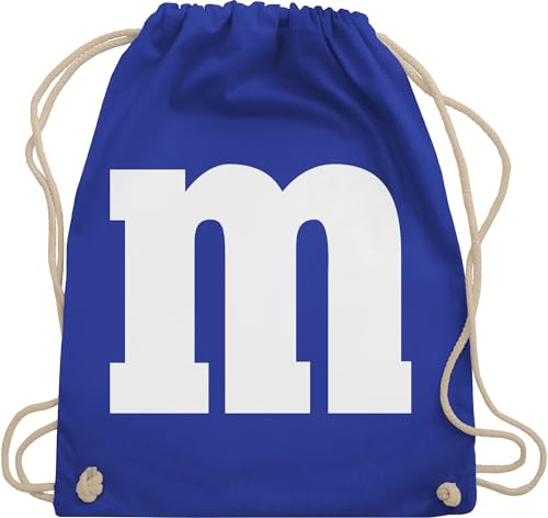 Shirtracer Turnbeutel Rucksack - Karneval Fasching - Taschen - Gruppen M und M Aufdruck I M&M Kostüm Gruppe I MundM & M I MM I Fastnacht I Fasnacht I Fasnet - Unisize - Royalblau - rucksäcke jga