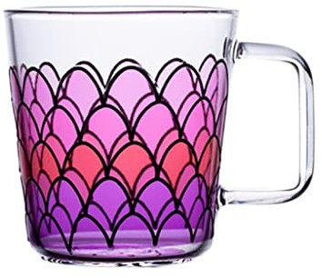 CRAGCO Tazze per Tazze con Una Tazza di Vetro Tazza Creativa Tazza da Bere Tazza di Latte Domestico Colazione Tazza di caffè Tazza da Ufficio Tazza di caffè (Color : B)