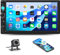 Zomolither Double Din Car Stereo with Mirror Link, 7 Inch Touch Screen Radio with Bluetooth,2 Din Car Radio Car MP5 Player, FM/EQ, USB/AUX/TF, Waterproof HD Backup Camera