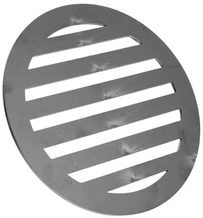 ibasenice Rejilla para Parrilla de Barbacoa de Hierro 145 Mm Resistente para Picnic y Camping, Placa de Carbón para Parrilla Ventilación Mejorada y Limpieza Sencilla