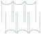 Celuicion tutor para | 6 piezas tutores semi-Cercle aros para,Accesorios de jardín de metal semi-Cercle antioxidante soporte varilla para hortensias