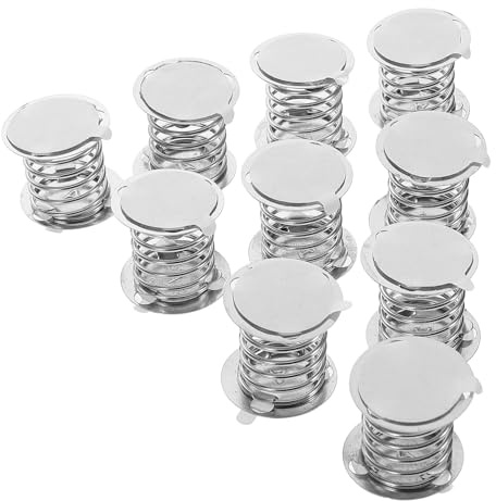 PRETYZOOM Bases de Resorte de Metal 2 CM con Adhesivo Doble Cara 10 Piezas para Muñecas Temblorosas Decoración DIY Creativa y Accesorio para Juguetes Oscilantes en Manualidades