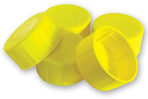 Scaffold Tube Safety End Caps Yellow x 1200