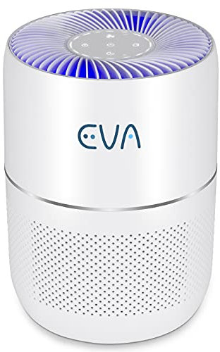 EVA Alto one, The Quietest Air Purifier 16dB, True HEPA 99.97% Allergen, Smoke, Pet Dander, Dust, Pollen Removal, Active Carbon - 36m² Large Room Coverage