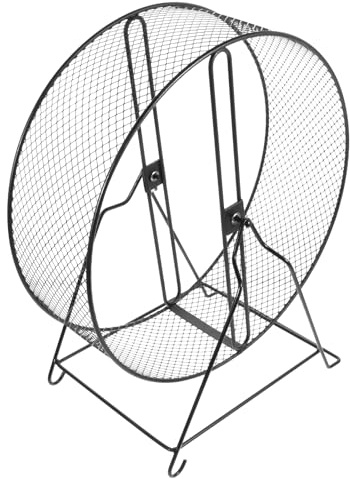 ULTECHNOVO Metal Hamster Wheel Super-Silent, 32cm Hamster Exercise Wheels - Quiet Spinner Running Wheels with Stand for Chinchilla, Gerbils, Mice and Other Small Animals