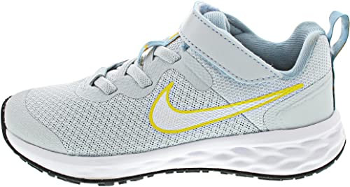 NIKE Revolution 6, Zapatillas de Gimnasia Unisex niños, Light Blue Yellow Baby Blue, 29.5 EU