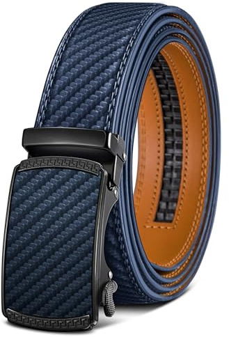 BULLIANT Gürtel Herren, Gürtel Ratsche Ledergürtel 35mm,Größe Angepasst | Herren Automatikgürtel Business Anzüge mit Geschenkbox