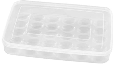 KICHOUSE 30cuadrículas Caja De Huevos Grande Con Tapa Compartimentos Resistente Golpes Para Refrigerador Huevera De Plástico Contenedor Para Huevos