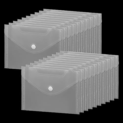 ZEONHAK Klarsichthüllen, A6, 170 x 120 mm, 50 Stück, Bürobedarf