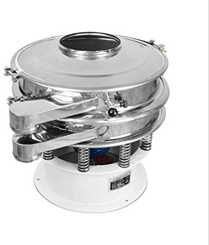 SPUZZO Sieve machin,Vibrating screen sieve powder machine stainless steel small electric sieve filter medicine Vibration screening machine