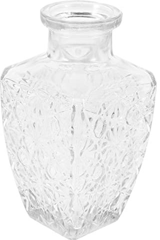 MAGICLULU Botella De Vidrio Relieve Para Vino Decantador De Whisky Botellas Vacías