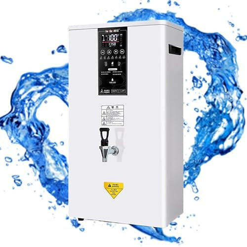 WEIMILOR Distributore di Acqua Calda Commerciale, 50L/60L/80L Grande capacità erogatore Elettrico Caldaia Acqua, Riscaldamento a gradini Veloce pronta Macchina Acqua Caldaia per Ristorante,80L/H