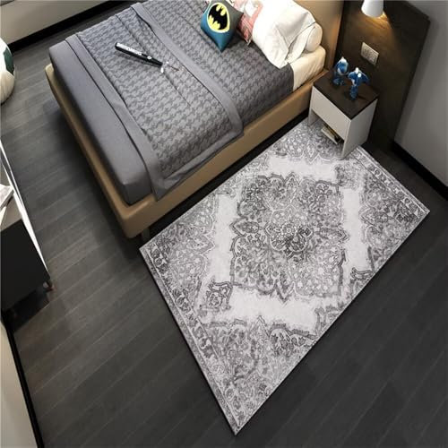 Kunsen 80X160CM Teppich Abwaschbar Das Wohnzimmer, Schlafzimmer und Flur Dekorationen sind langlebig und einfach zu pflegen Teppich Eingang Mehrfarbig Haus Dekoration Bettumrandung Teppich