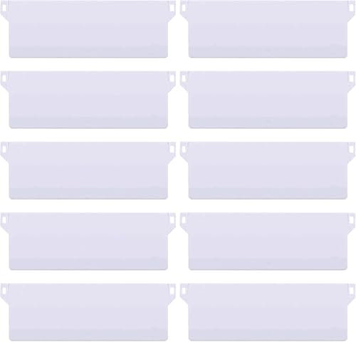 FOGAWA 10 Stück Lamellenvorhang Beschwerungsplatten 127mm Lamellenvorhänge Ersatzteile Vertikaljalousien Gewichten Lamellen Aufhänger Vertical Blinds für Vertikaljalousie Vorhang Tür Fenster Zubehör