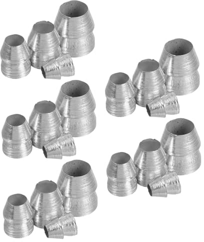 Angoily 20 Pièces Wedges pour Manche de Hache Rondes Fer Renforcées Calages de Réparation pour Marteaux et Maillets Accessoires de Bricolage pour Meubles et Travaux de Menuiserie