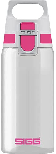 Sigg - Tritan Trinkflasche - Sportflasche Total Clear ONE Berry - kohlensäurehaltige Getränke - Spülmaschinenfest, Auslaufsicher, Federleicht, Kratzfest - BPA-frei - Sport & Fitness - Pink - 0,5L