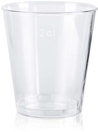 1000 x 30ml 3cl Plastic Shot Glasses Jelly Shot Cups Clear Multi-Use