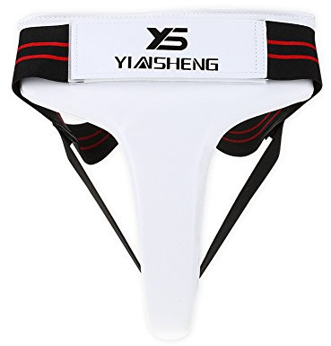 Huairdum Crotch Protector, Frauen bequem zu Taekwondo Tiefschutz Boxen Karate Jockstrap Sanda Crotch Protector zu tragen(M)