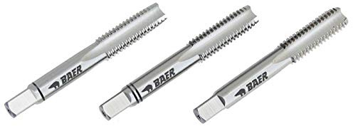 BAER HSSE Handgewindebohrer 3-tlg. Satz M 10 x 1,5 - Gewindebohrer Gewindeschneider-Set