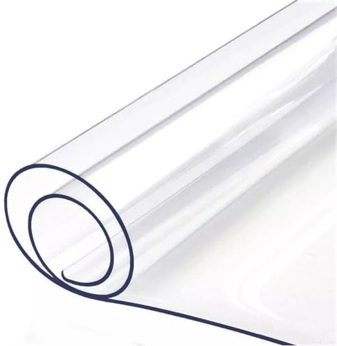 Hule Antimanchas Mantel Mesa Comedor y Mesa Cocina PVC Impermeable Transparente (140_x_160_cm, 80, Micrón, 80, Micrón, 80, Micrón, 160, Centímetros, 80.00, Micrón)