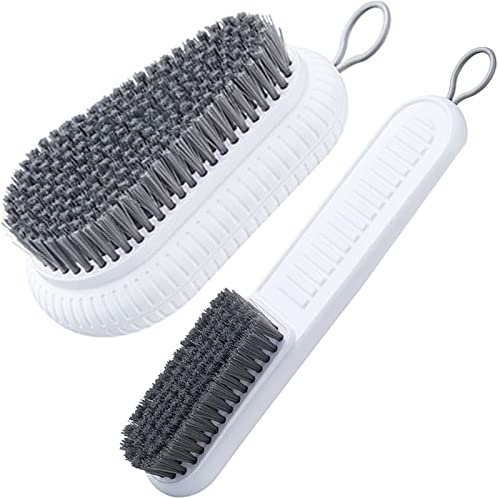 Selaurel Reinigungsbürste mit weichen Borsten, Waschbürste für Kleidung, Unterwäsche, Schuhe, Schrubben Bürste, einfach zu greifen, Haushaltsreinigungsbürsten Werkzeug für Theken, Badewannen (Weiß)