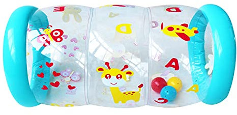 Aufblasbares Baby-Roller-Spielzeug, Baby-Krabbel-Roller-Fitness-Spielzeug, Baby-Aktivitäts-Glocken-Roller, Training Der Muskeln Und Koordination Des Babys, Für Babys 6 Monate, 1 Bis 3 Jahre