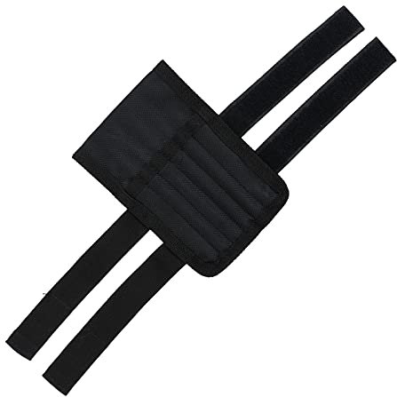 X-Bow FMA Bolzenhalter - Unterarmköcher für Adder Bolzen; Die Bolzen sitzen in ihren Aufnahmen fest im Köcher und können bei normalen Bewegungen Nicht herausfallen.