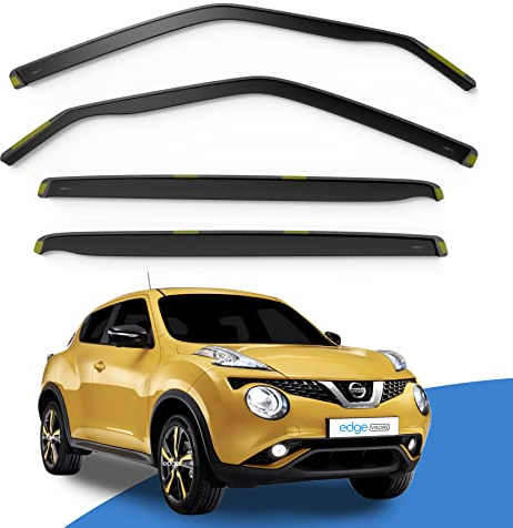 EdgeVisors Wind Deflectors for Nissan Juke MK1 Door 5 Door SUV 4pc