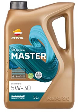 REPSOL lubricante sintético para coche MASTER ECO HYBRID 5W-30 5L