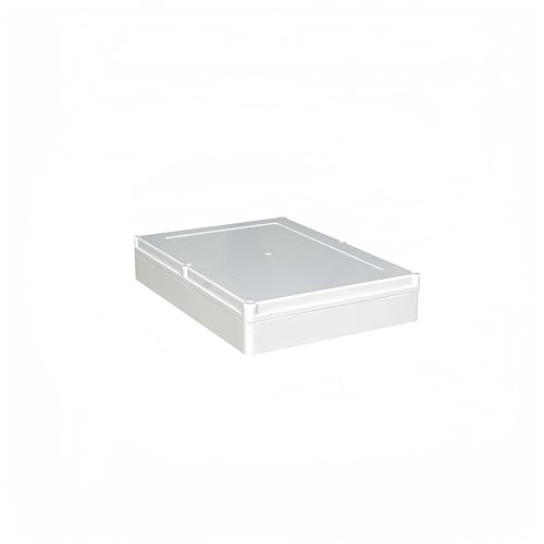 IP65 Junction Box White 270mm x 200mm x 50mm ABS Enclosure Outdoor Lighting Cable Electrics Connection