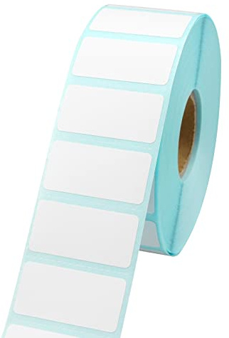 YapitHome 1500 Blatt/Volumen 1.18 x 0.39 zoll Blank Weiß Etiketten,Etiketten Klein,Universal Klebeetiketten für Marmelade,Küche,Büro,Gläser Flaschen,Bürobedarf