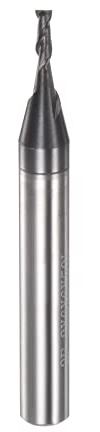 sourcing map Square End Mill 2mm x 6mm Cutting 6mm Shank Micro Grain Solid Carbide AlTiN Coated 2 Flutes Milling Bit Cutter for Alloy Hardened Steel Aluminum