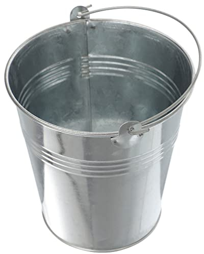 HEMOTON Mini-Metalleimer Metalleimer Weißblech-Zinneimer Behälter Mit Griffen Snack-Eimer Eiskübel Pommes Frites Blecheimer Wein Bier Getränke Kühlbehälter