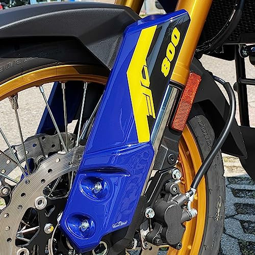 Resin Bike Aufkleber Motorrad Kompatibel Mit Suzuki V-Strom 800 De 2023-2025-2025. Schutz Motorrad Kotflügel Gabel-Protektoren Von Hülle PU Graffi. Aufkleber 3D mit Harz Beschichtet